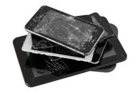 cracked screen on cell phone