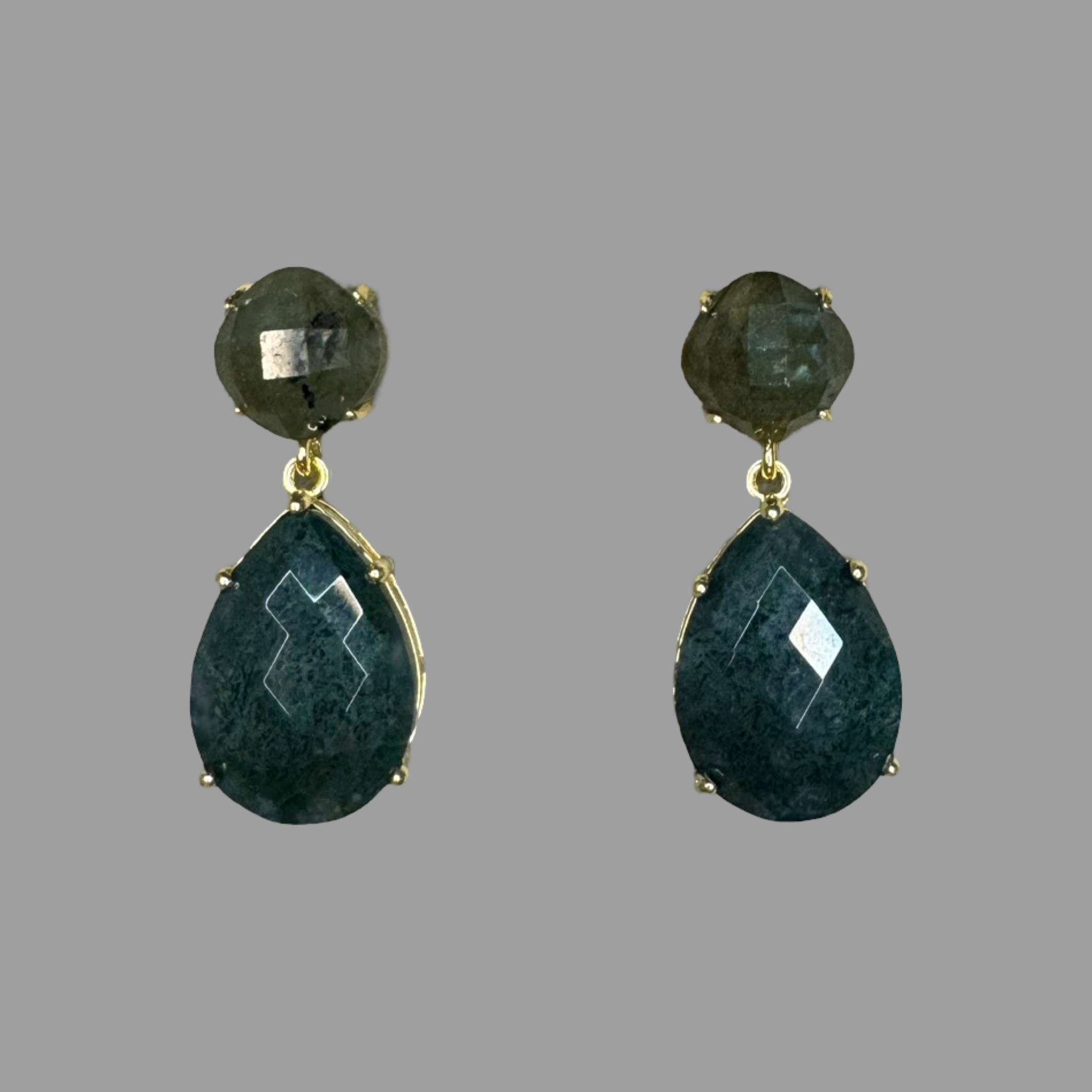 Edelstein Tropfen auf Edelsteinstecker