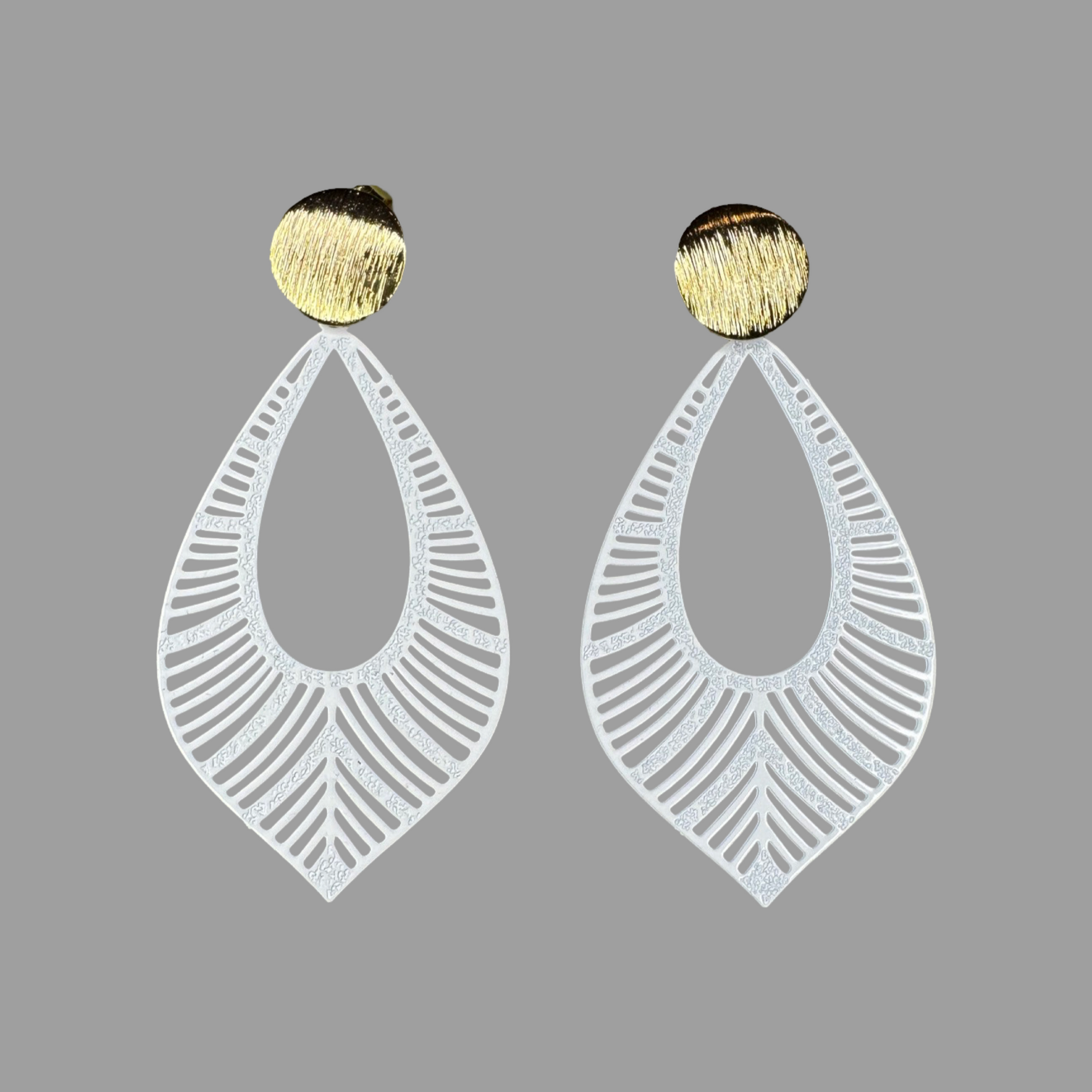 Sommer Ohrringe weiß