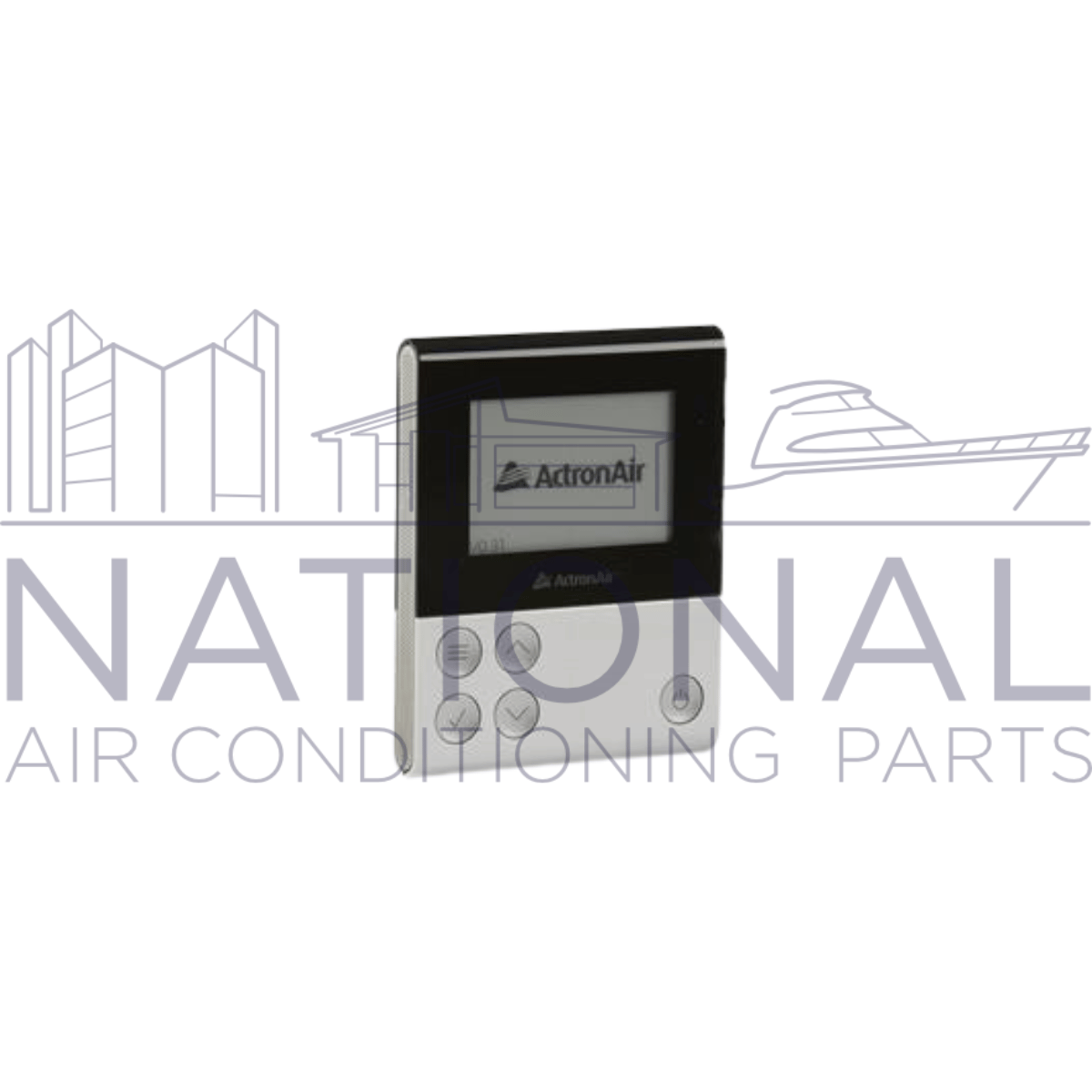 ActronAir QZB-100 premium Que series midnight black wireless multi-zone room climate controller assembly