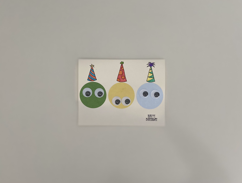 Thumbnail: Googly Eyes Birthday Card #1