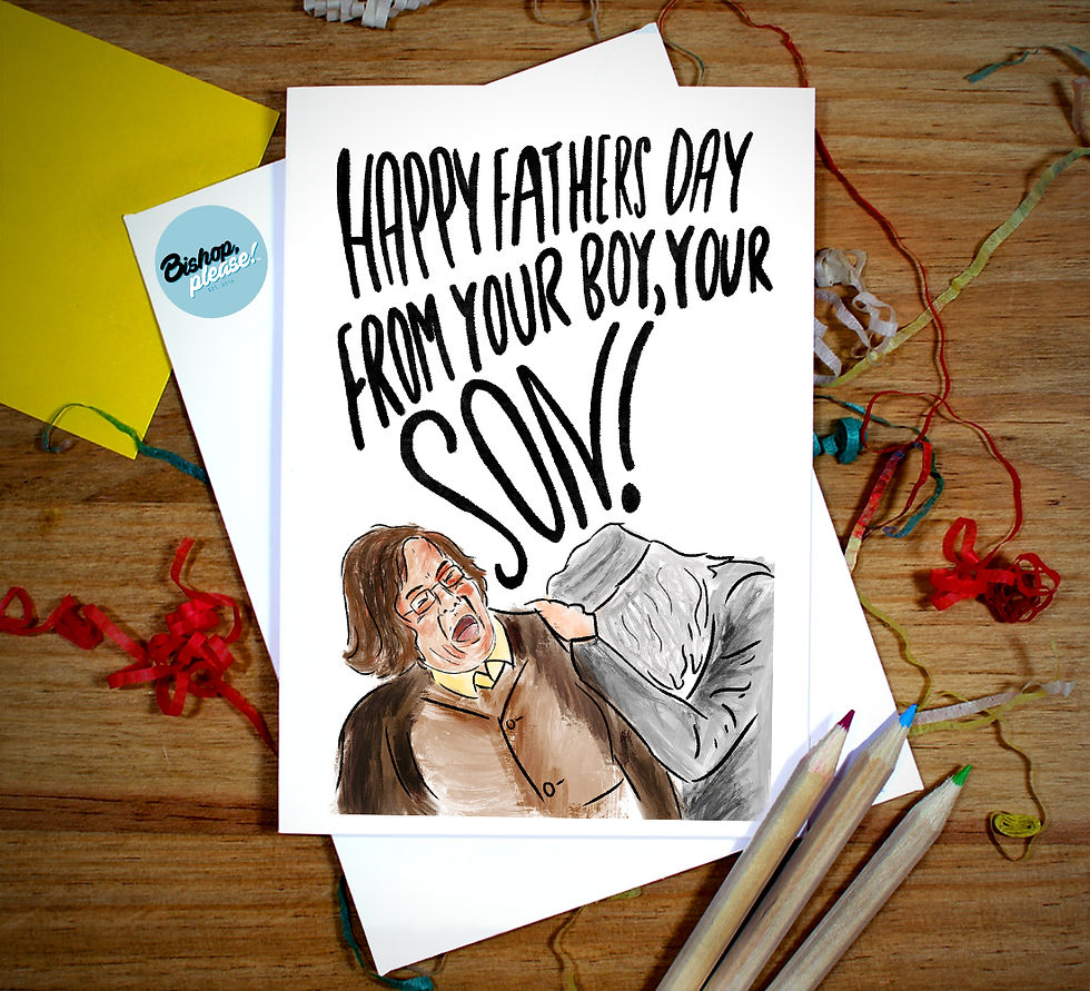 Funny Wizard Fathers Day Card