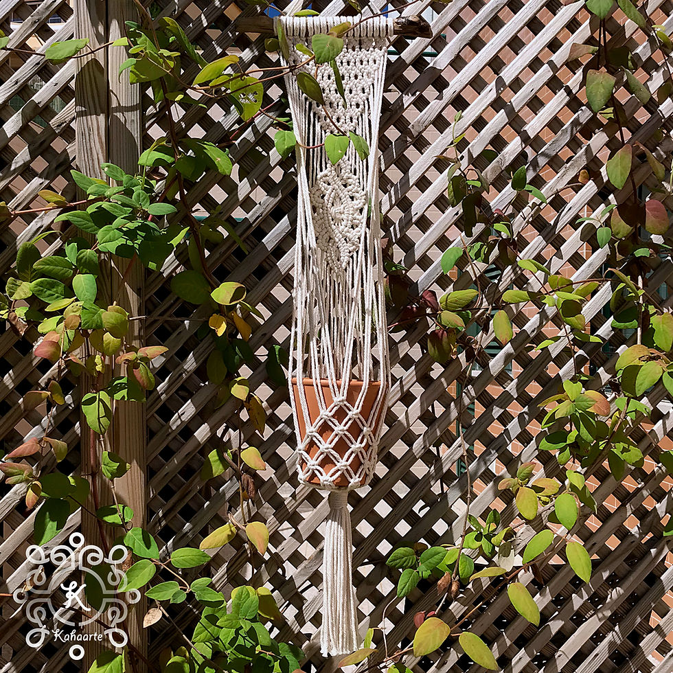 Miniatura: Macramé plant hanger UNALOME