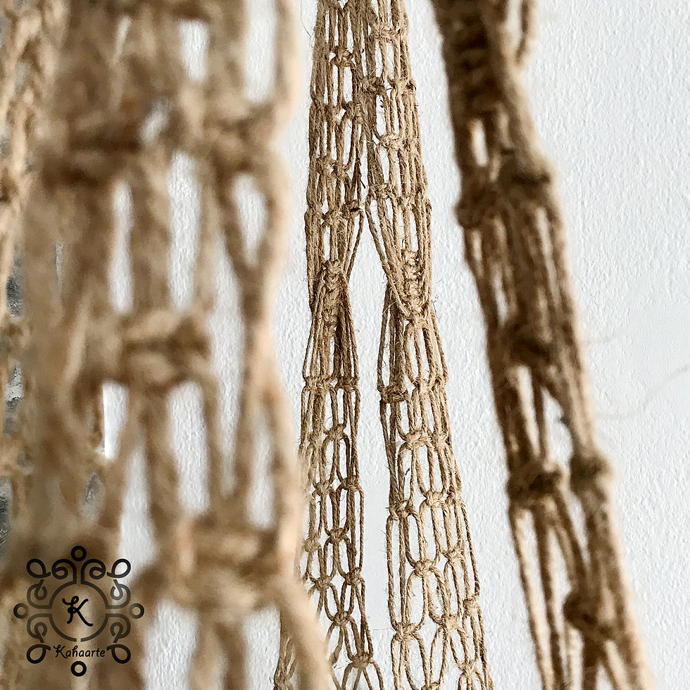 Miniatura: Macramé plant hangers IVY, JIBOIA & LAMBARI