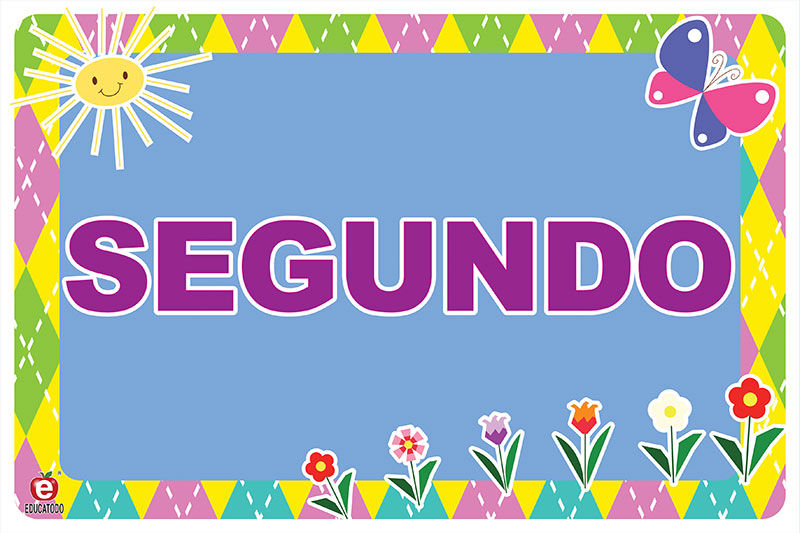 Señal segundo (30cm x 20cm calibre 20)