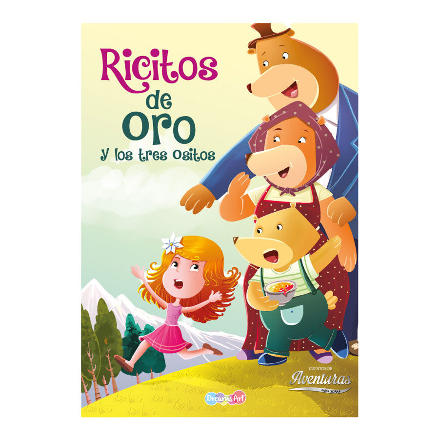 Libro de cuentos Ricitos de oro y los tres ositos