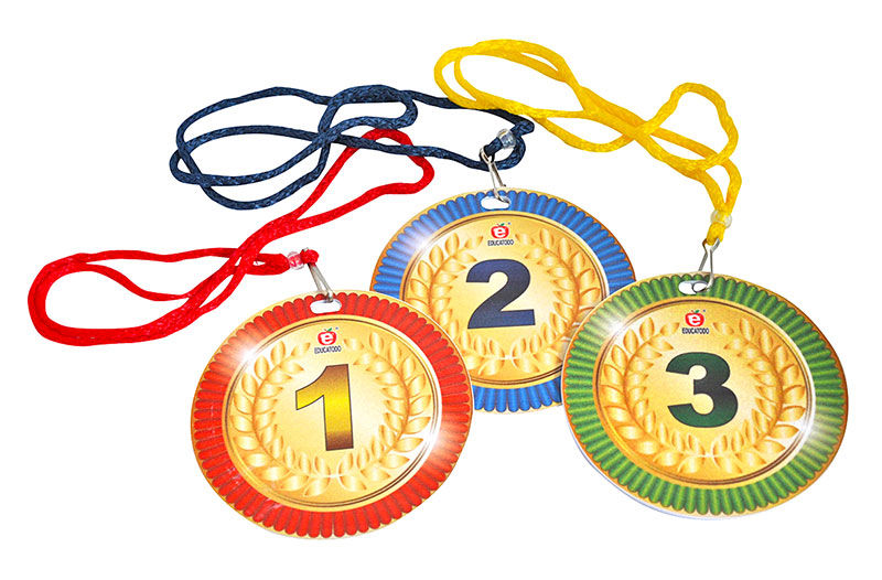 Medallas 1, 2 y 3 lugar (11cm diámetro) dsc