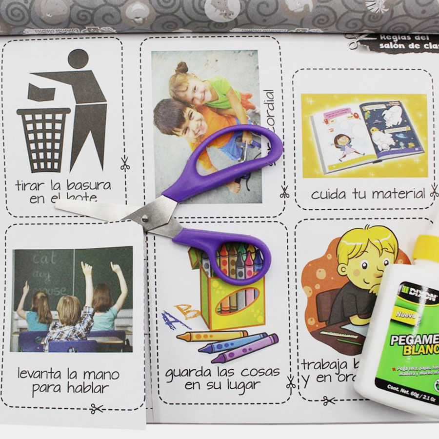 Miniatura: Tareas, papel y tijeras 3 (libro para recortar)