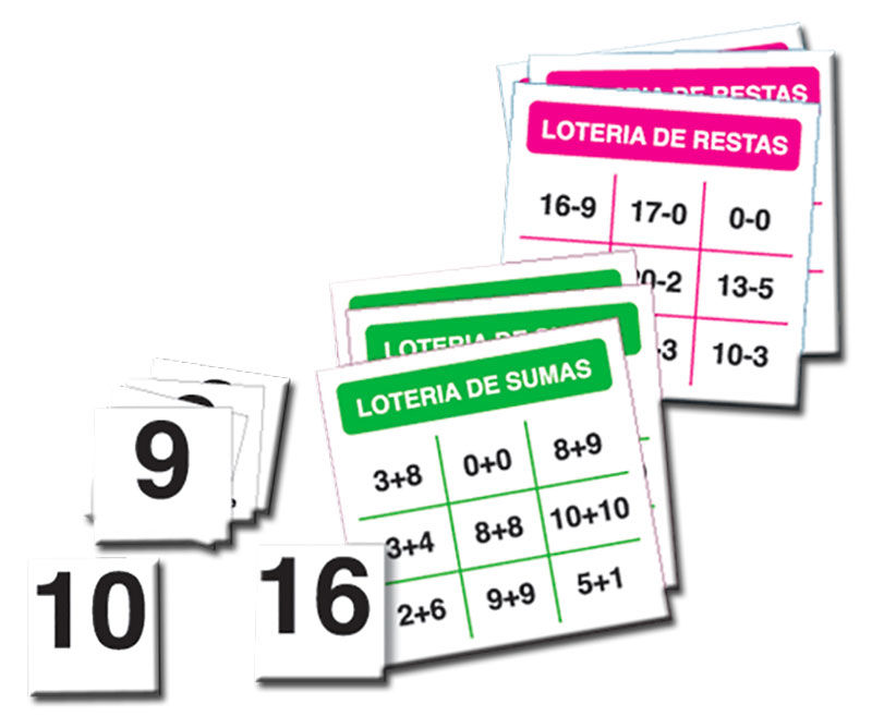 Miniatura: Lotería de sumas y restas