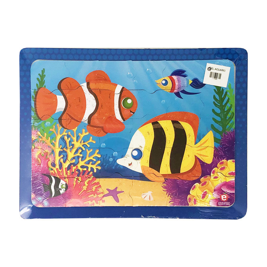 Rompecabezas 30 piezas el acuario 28cm x 21cm