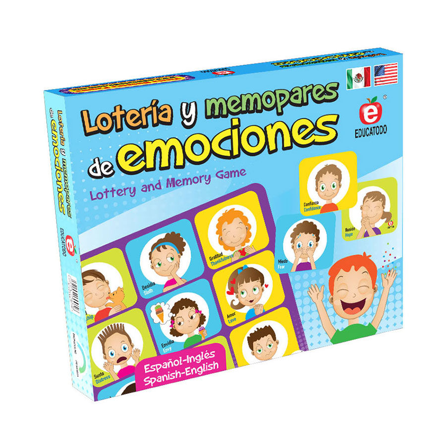 Lotería y memopares de emociones
