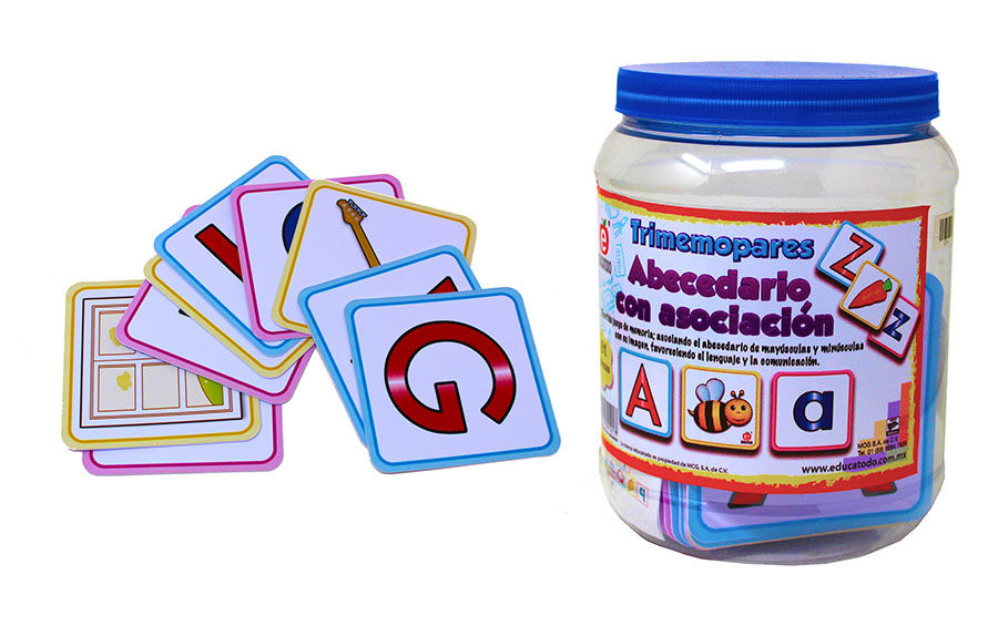 Trimemopares abecedario con asociación
