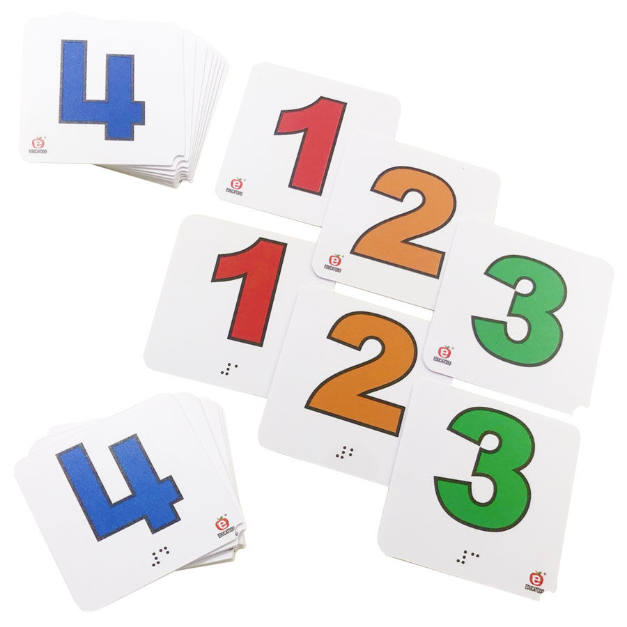 Memopares braille/números del 1 al 10