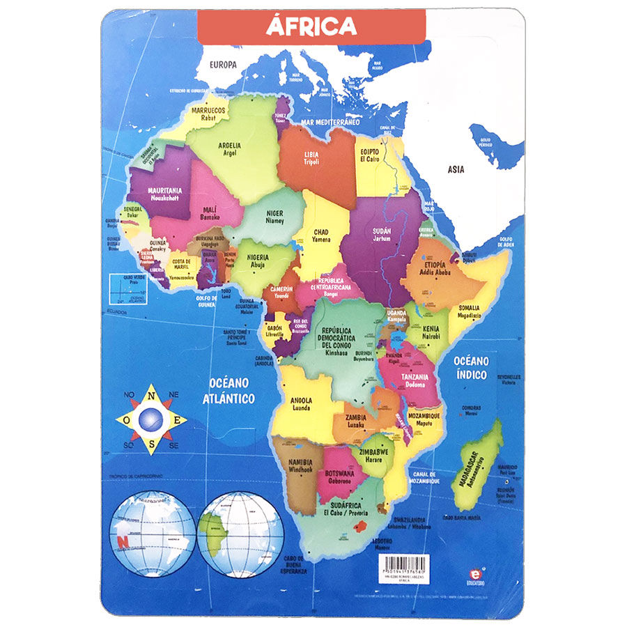 Rompecabezas 42 piezas África