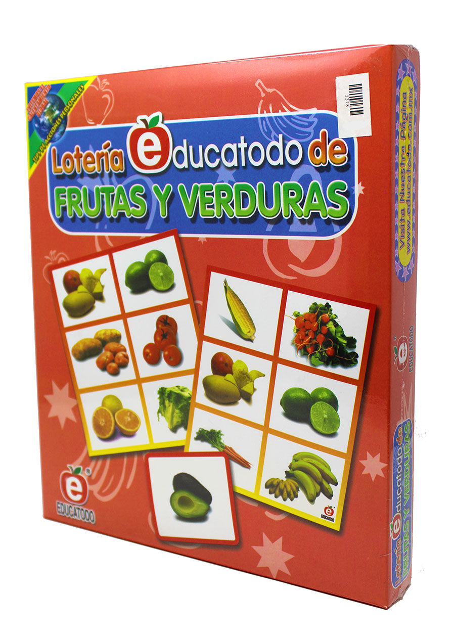 lotería de frutas y verduras