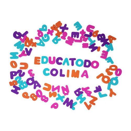 Colima Letras Letras y números divertidos (90 piezas de fomy) | Educatodo Colima