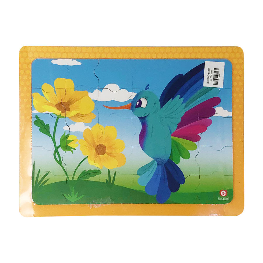 Rompecabezas 30 piezas el colibrí 28cm x 21cm
