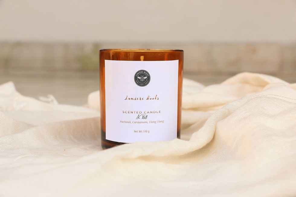 Signature Beeswax Candle No. 168 - Pachouli, cardamom, Ylang Ylang