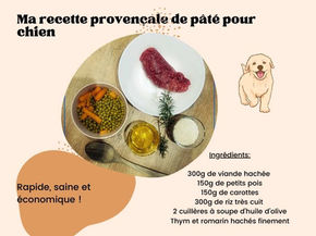 Quand j'ai le temps je cuisine pour mes toutous !!!