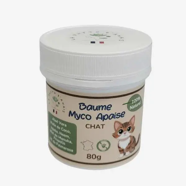 Baume Myco Apaise Tilou Nature – Soin antifongique naturel pour la peau fragilisée du chien et du chat