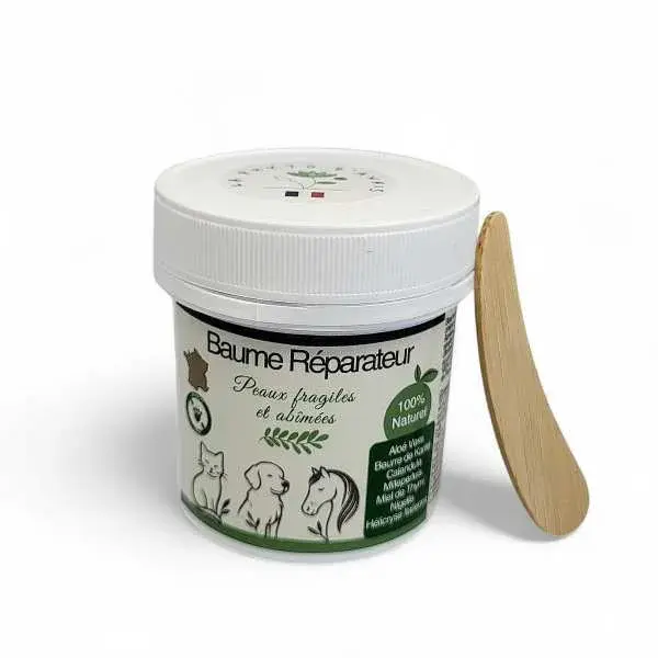 Baume réparateur naturel 80g pour chat, chien et chevaux -  Tilou Nature boutique en ligne de produits naturels pour animaux