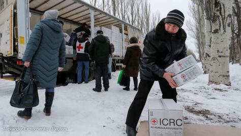 Nervous aid workers in Ukraine fear a humanitarian 'disaster'