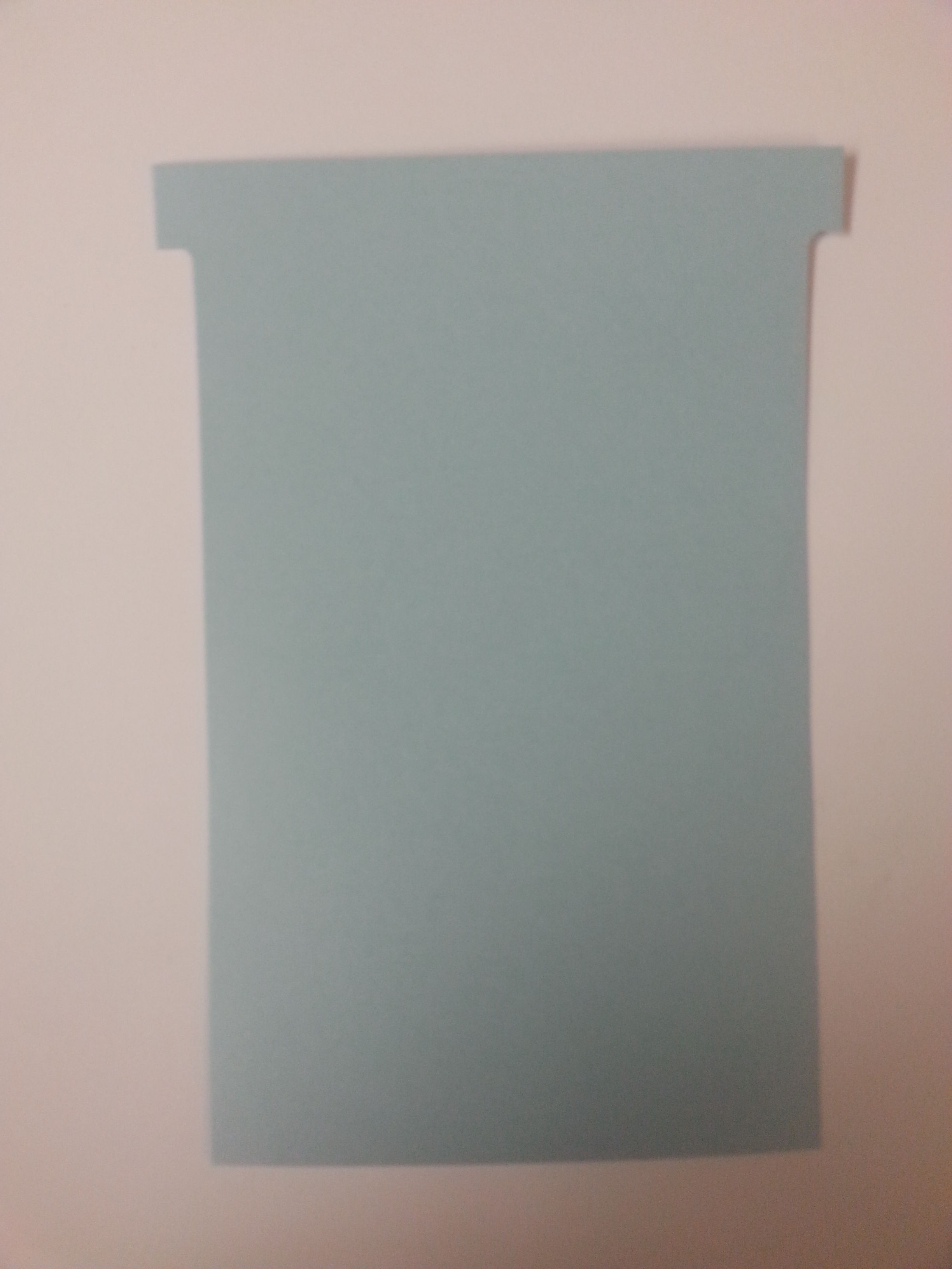 #4 SIZE T-CARDS, BLANK, 500 pack (color)