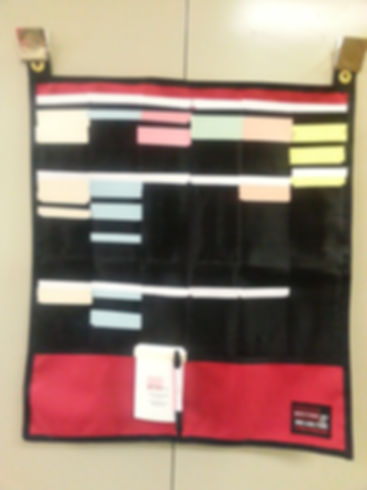 Canvas T-card rack- fold and go!