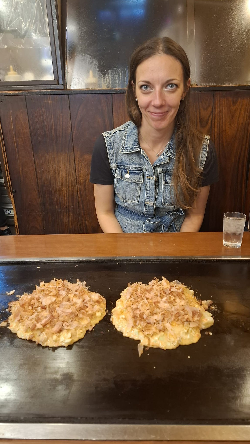 Okonomiyaki - very special pankakes.