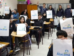 Estudiantes aprenden el ciclo del agua potable con entretenidas charlas educativas