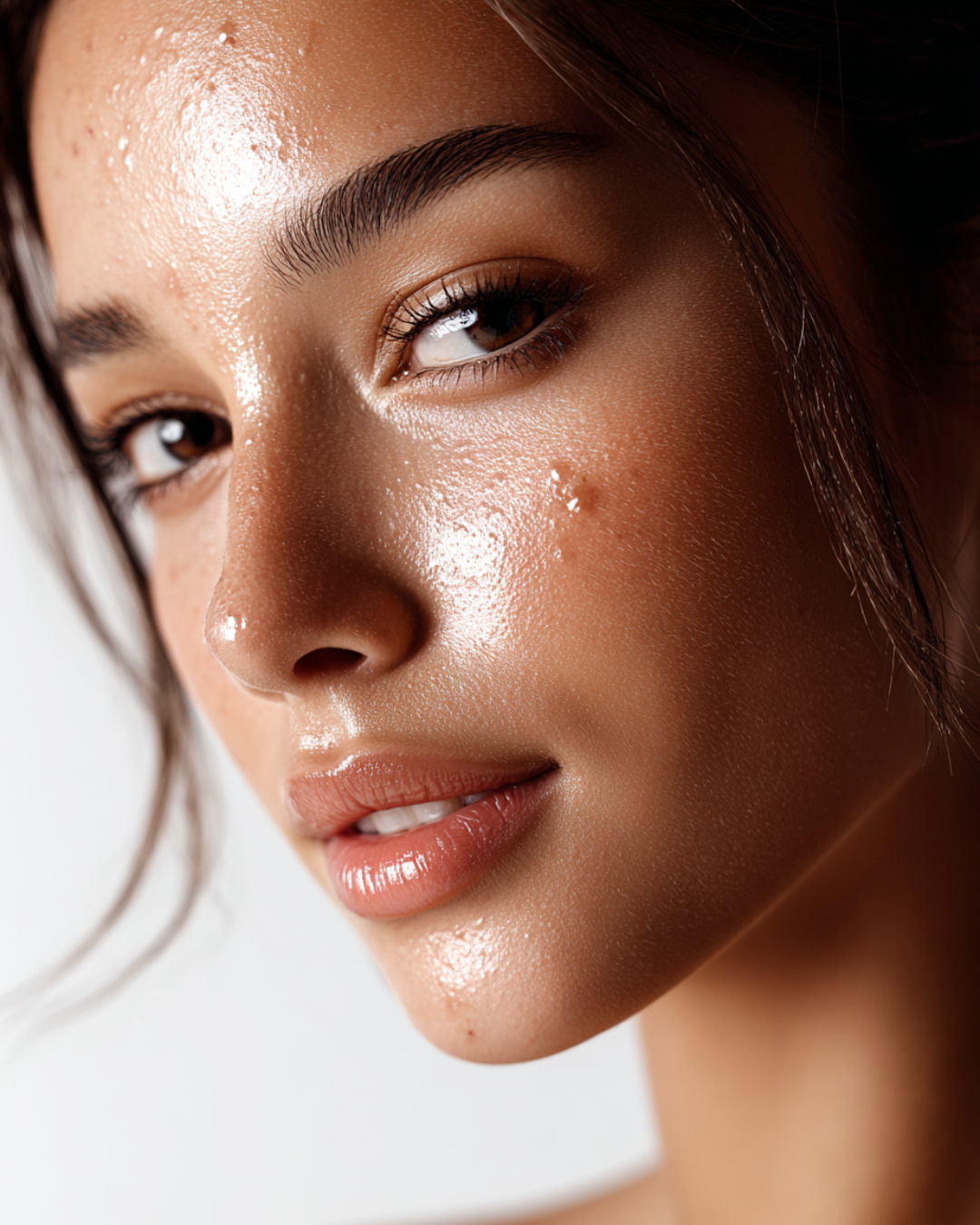 Acne-prone skin on the cheeks supported by DRML’s Boot Camp skin correction program in Winston Hills.