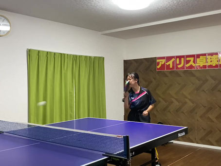 アイリス卓球場のジュニアがスタートしました!
