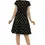 Thumbnail: Claudia Flirty Fifties Style Polka Dot Dress In Black & White