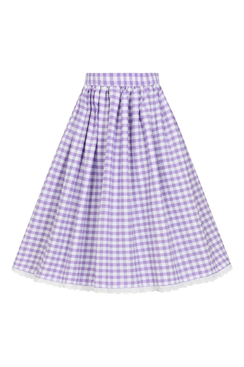 Thumbnail: BB 50's Skirt (Lavender)