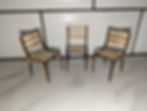 Thumbnail: 1:12 scale modern dolls house chair kit, set of 3