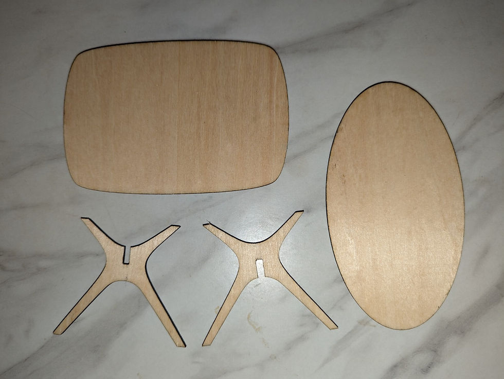 Thumbnail: 1/12 Scale dolls house table Kit