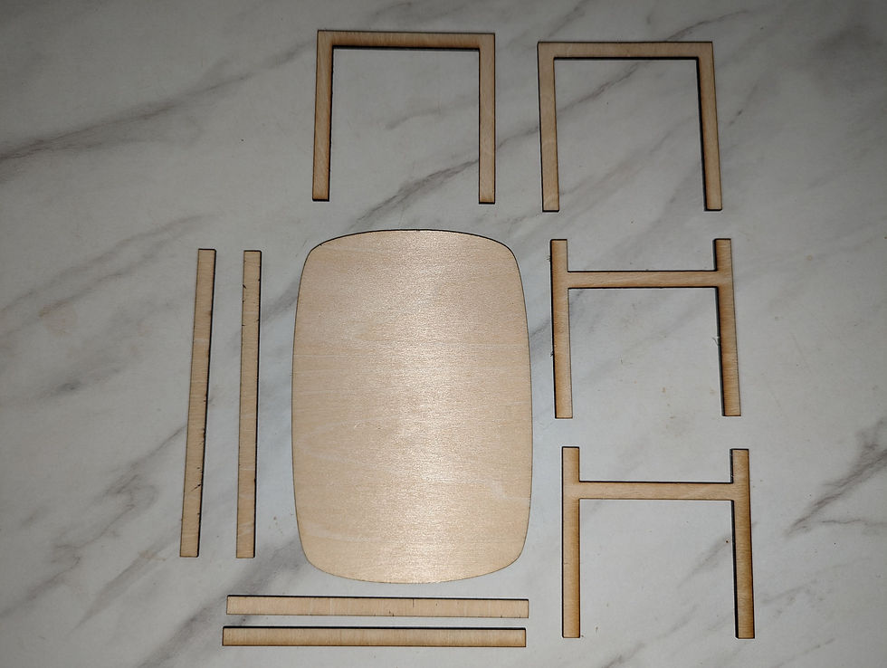 Thumbnail: 1:12 scale dolls house table kit
