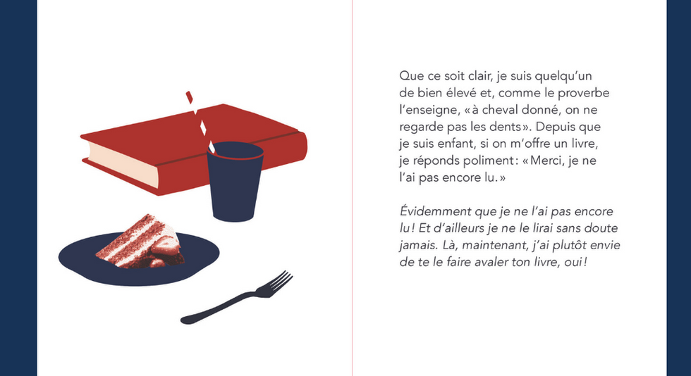 L'ART DE NE PAS LIRE de Elisa Sartori (coll. Les Baladeurs 01, CotCotCot éditions) - all rights reserved