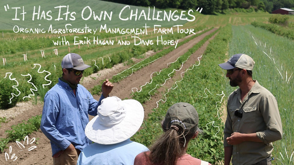 New Podcast Episode: Organic Agroforestry Management Farm Tour – Spring Green, Wisconsin