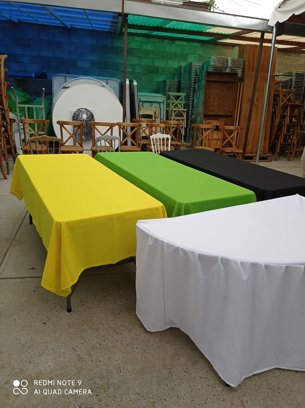 Miniatura: mantel rectangular para mesa 1.80