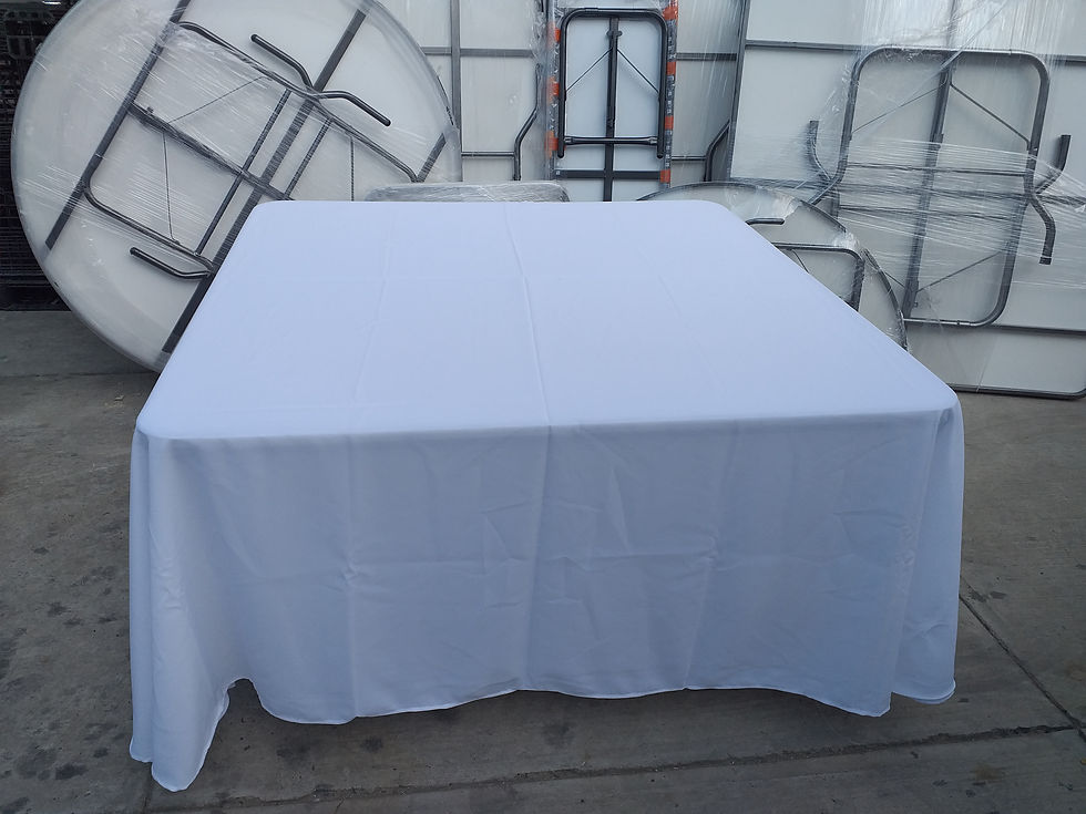 Miniatura: mantel imperial blanco para mesas 1.50x1.50 mesa cuadrada
