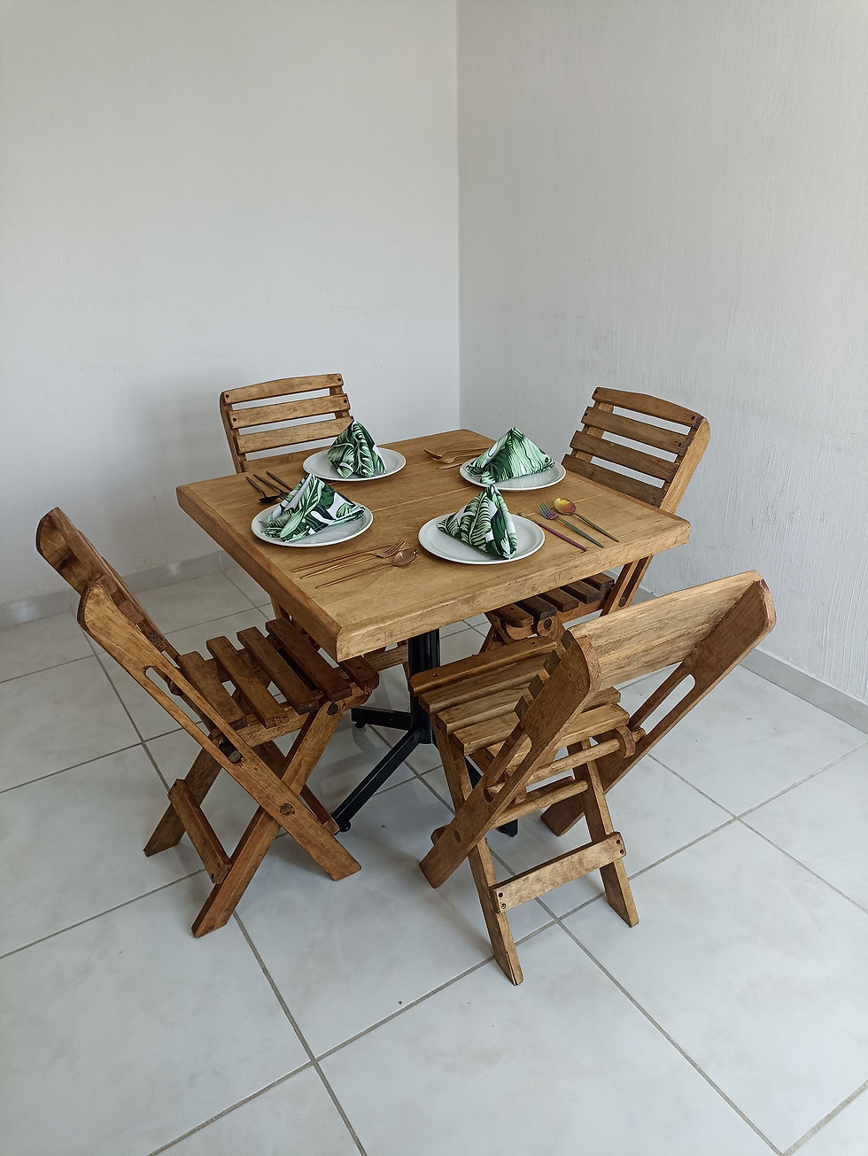 Miniatura: silla plegable dalia encerada