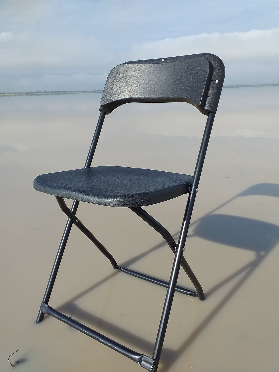 Miniatura: silla plástica reforzada negra