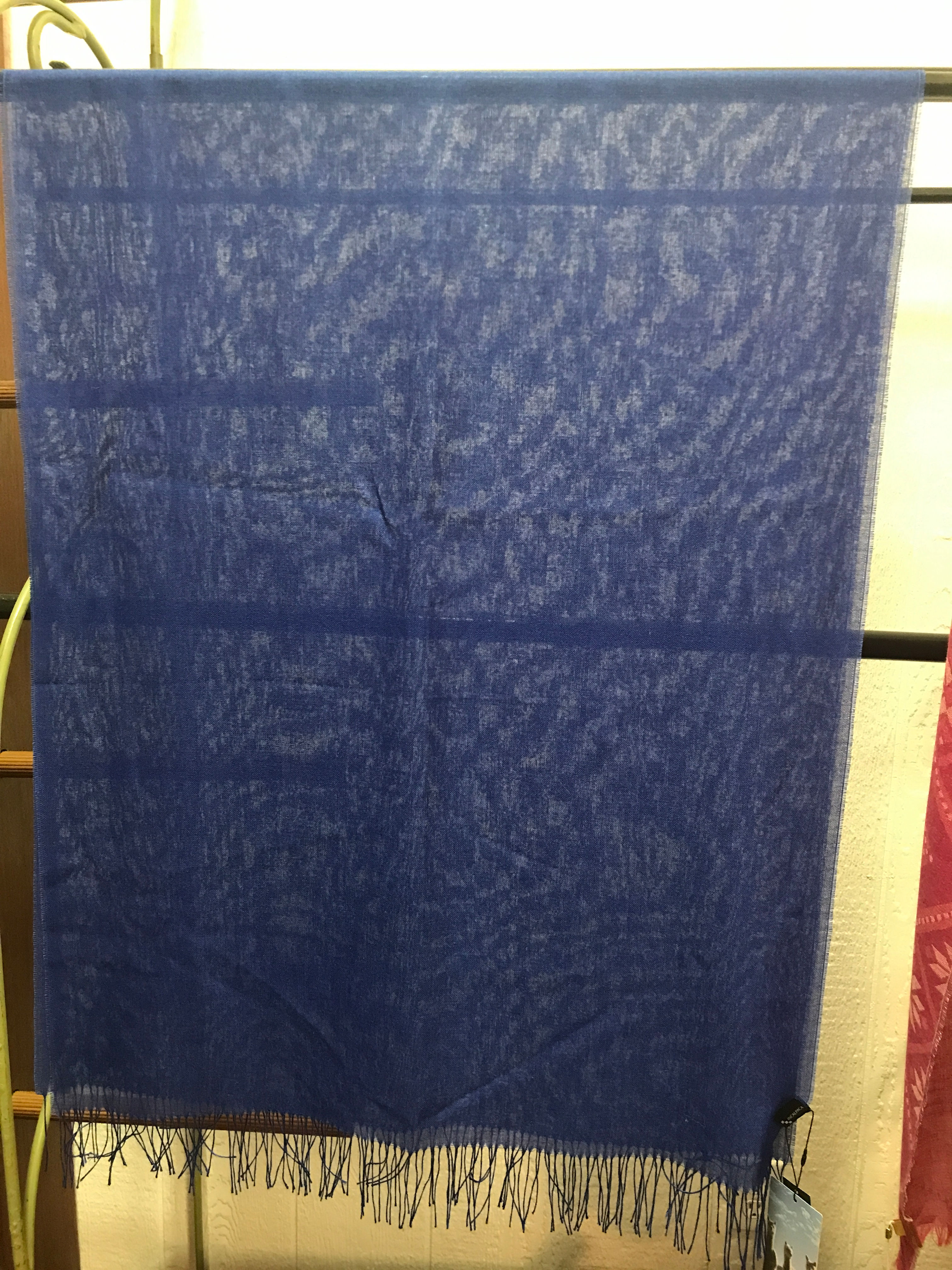 Kuna Silk and Alpaca Shawl with Fringe