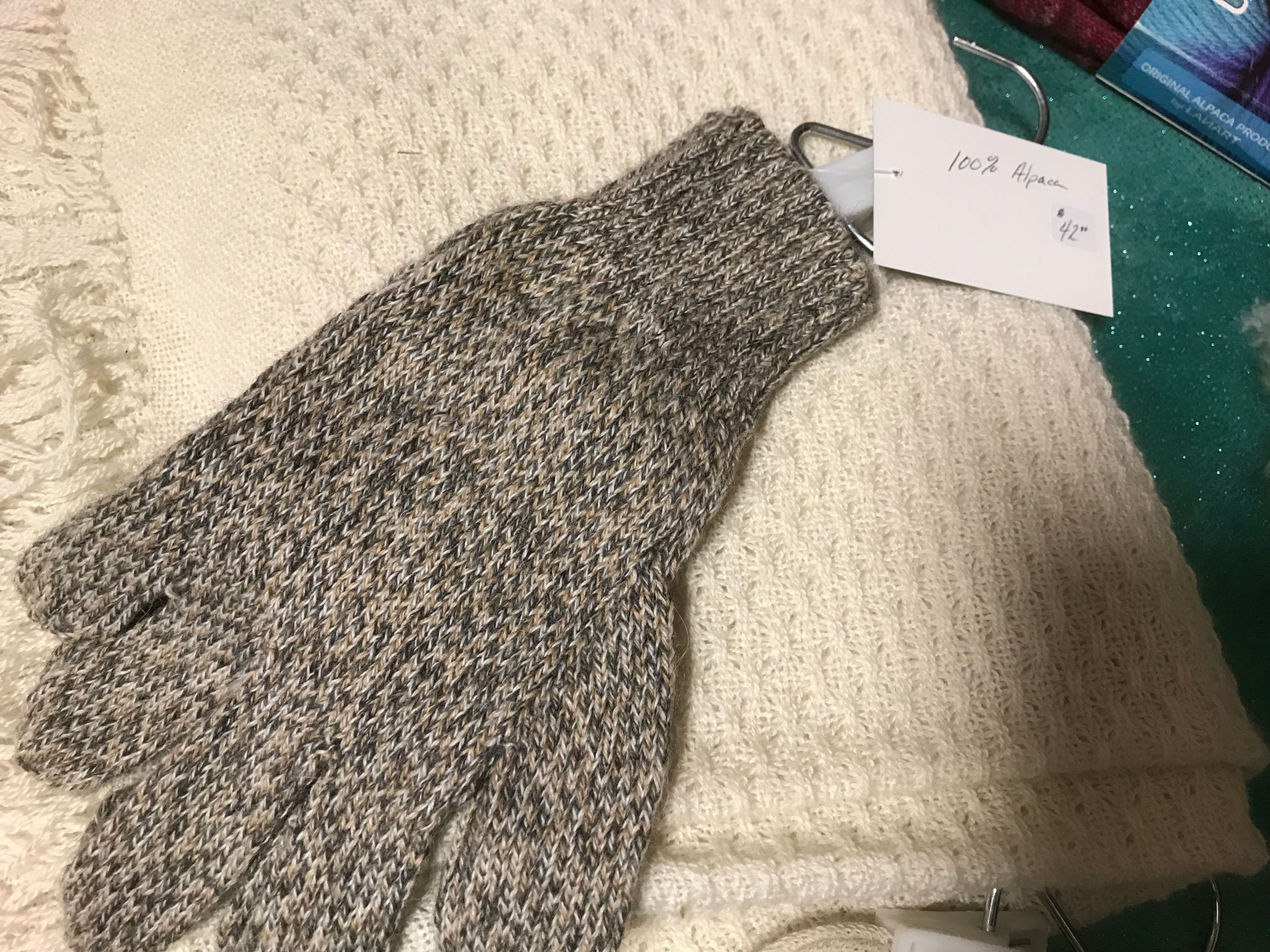 100% Alpaca Gloves-Large Assortment of Colors