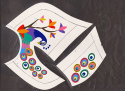 peacock embroidery pattern