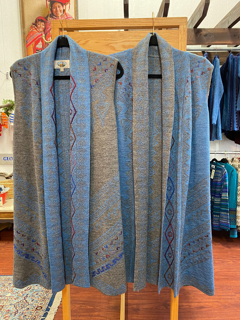 Thumbnail: Peruvian Embroidered Alpaca Vest