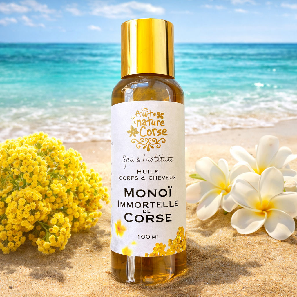 Huile corps & cheveux Monoï/Immortelle