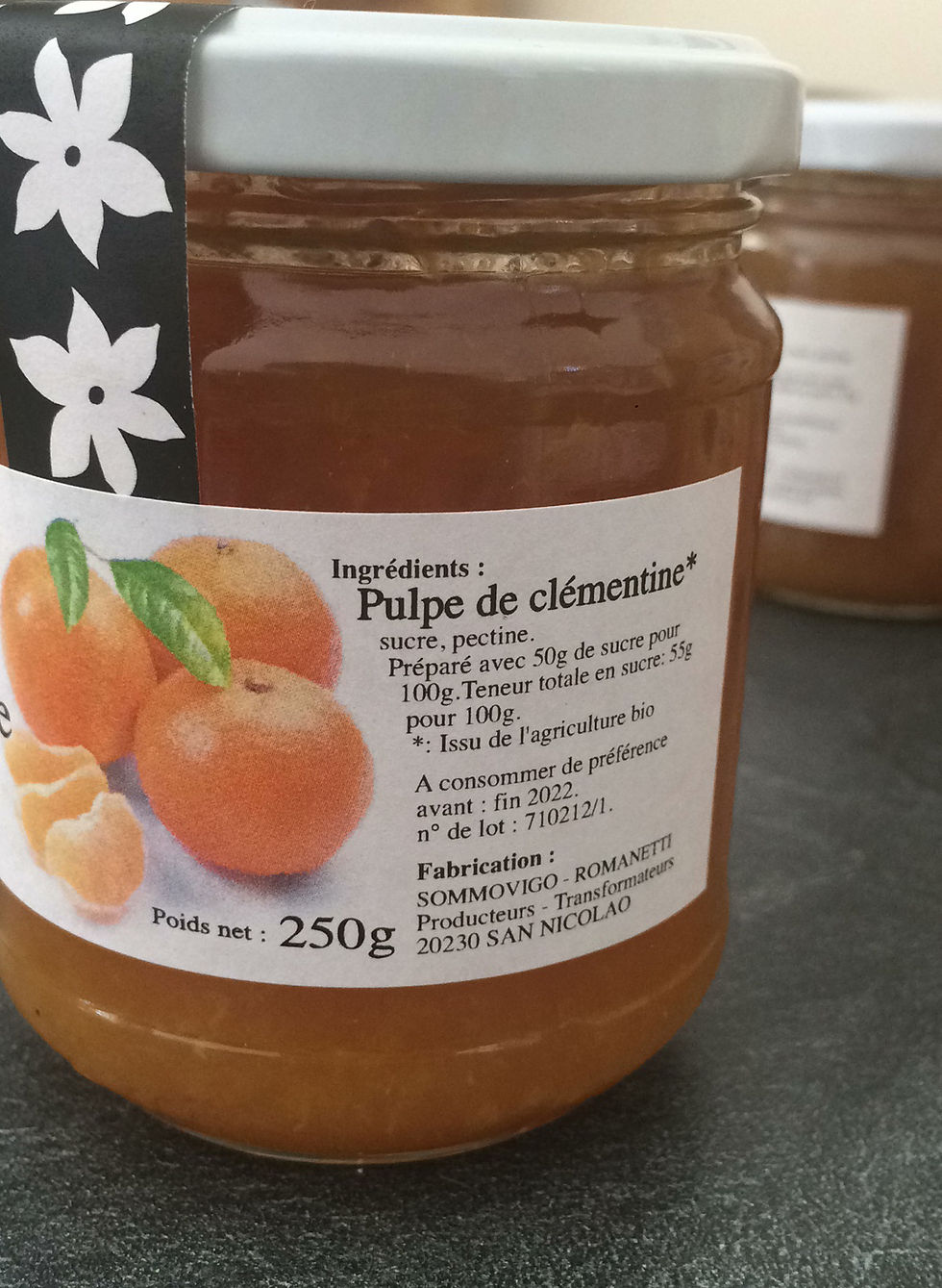 Miniature : Confiture de clémentine