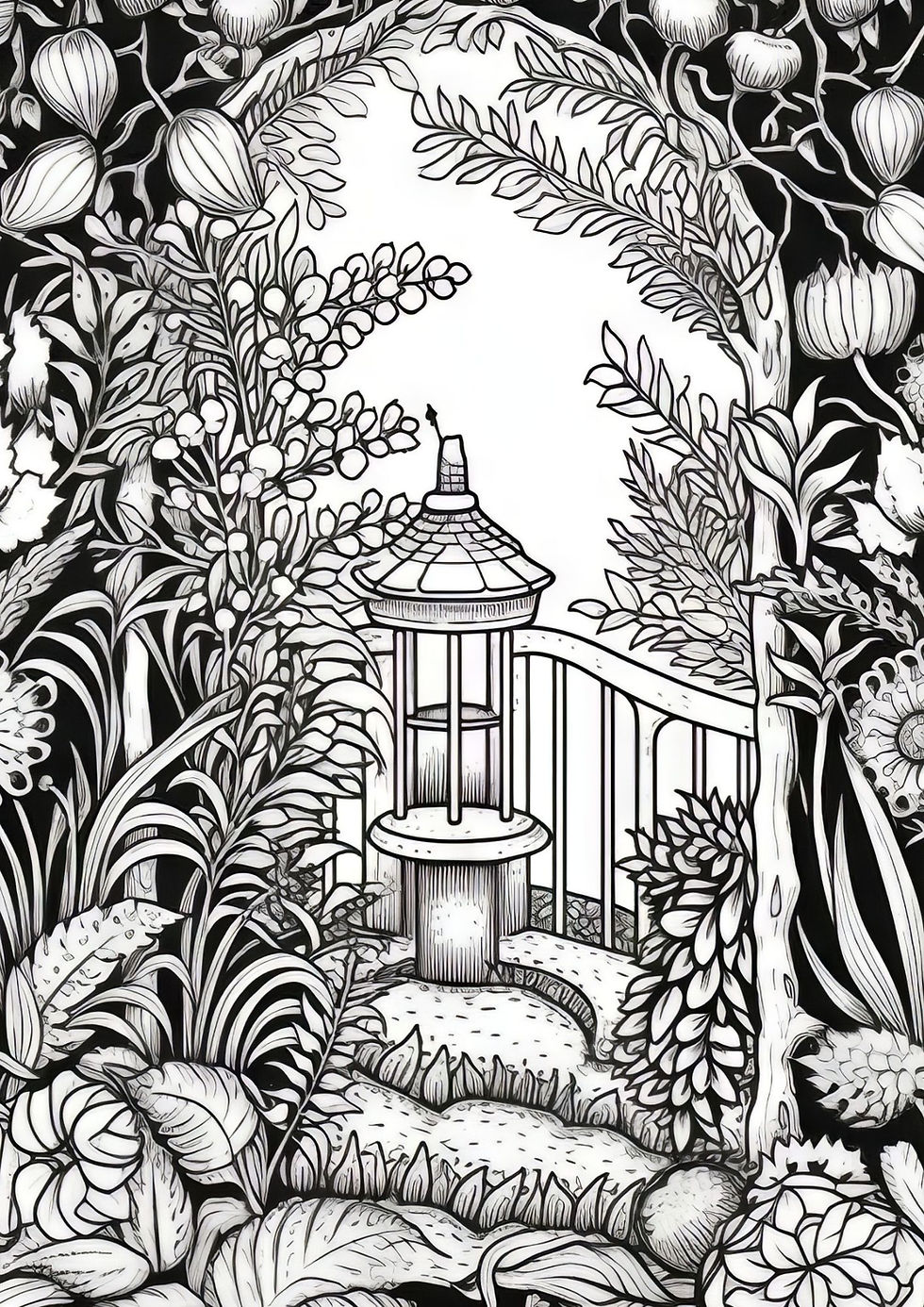 Thumbnail: ZEN GARDENS Mindful Colouring Book